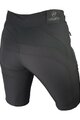 HAVEN Pantaloni scurți de ciclism fără bretele - ENERGY - negru