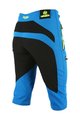 HAVEN Pantaloni scurți de ciclism fără bretele - 3/4 ENERGY THREEQ - albastru/galben