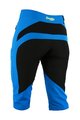 HAVEN Pantaloni scurți de ciclism fără bretele - 3/4 ENERGY THREEQ - albastru/galben