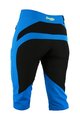 HAVEN Pantaloni scurți de ciclism fără bretele - 3/4 ENERGY THREEQ - albastru/galben