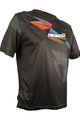 HAVEN Tricou de ciclism cu mânecă scurtă - ENERGIZER CRAZY SHORT - negru/roșu/albastru