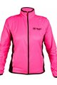 HAVEN Jachetă rezistentă la vânt de ciclism - FEATHERLITE BREATH - roz/negru