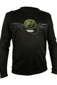 HAVEN Tricou de ciclism cu mânecă lungă de vară - NAVAHO II LONG - negru/verde
