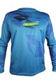 HAVEN Tricou de ciclism cu mânecă lungă de vară - ENERGIZER CRAZY LONG - albastru