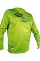 HAVEN Tricou de ciclism cu mânecă lungă de vară - ENERGIZER CRAZY LONG - verde