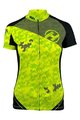 HAVEN Tricou de ciclism cu mânecă scurtă - SINGLETRAIL NEO WOMEN - verde/negru