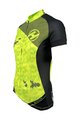 HAVEN Tricou de ciclism cu mânecă scurtă - SINGLETRAIL NEO WOMEN - verde/negru