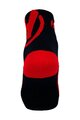 HAVEN Șosete clasice de ciclism - LITE SILVER NEO 2PAK - negru/roșu