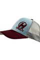 HAVEN Șapcă de ciclism - TRUCKER - gri/roșu
