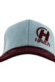 HAVEN Șapcă de ciclism - TRUCKER - gri/roșu
