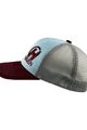 HAVEN Șapcă de ciclism - TRUCKER - gri/roșu