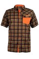 HAVEN cămașă - AGNESS SLIMFIT - portocaliu/verde