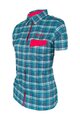 HAVEN cămașă - AGNESS SLIMFIT - albastru/roz