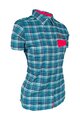 HAVEN cămașă - AGNESS SLIMFIT - albastru/roz