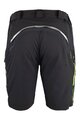 HAVEN Pantaloni scurți de ciclism fără bretele - NAVAHO SHORTY - negru/verde