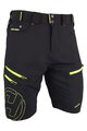 HAVEN Pantaloni scurți de ciclism fără bretele - NAVAHO SHORTY - negru/verde