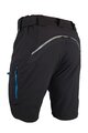HAVEN Pantaloni scurți de ciclism fără bretele - NAVAHO SHORTY - negru/albastru