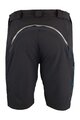 HAVEN Pantaloni scurți de ciclism fără bretele - NAVAHO SHORTY - negru/albastru