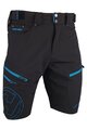 HAVEN Pantaloni scurți de ciclism fără bretele - NAVAHO SHORTY - negru/albastru