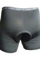 HAVEN Pantaloni scurți de ciclism fără bretele - NAVAHO SHORTY - negru/albastru