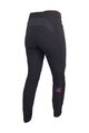 HAVEN Pantaloni de ciclism lungi fără bretele - FACTORY AIR - negru/roz