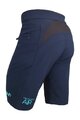 HAVEN Pantaloni scurți de ciclism fără bretele - FACTORY AIR HMS - albastru