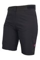 HAVEN Pantaloni scurți de ciclism fără bretele - FACTORY AIR WMS - negru/roz