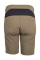 HAVEN Pantaloni scurți de ciclism fără bretele - FACTORY AIR WMS - maro
