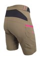 HAVEN Pantaloni scurți de ciclism fără bretele - FACTORY AIR WMS - maro