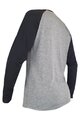 HAVEN Tricou de ciclism cu mânecă lungă de vară - FACTORY TRAIL - negru/gri