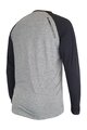 HAVEN Tricou de ciclism cu mânecă lungă de vară - FACTORY TRAIL - negru/gri