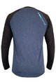HAVEN Tricou de ciclism cu mânecă lungă de vară - FACTORY TRAIL - albastru/negru