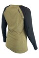 HAVEN Tricou de ciclism cu mânecă lungă de vară - FACTORY TRAIL W - maro/negru