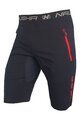 HAVEN Pantaloni scurți de ciclism fără bretele - NALISHA SLIMFIT - negru/roșu