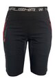 HAVEN Pantaloni scurți de ciclism fără bretele - NALISHA SLIMFIT - negru/roșu
