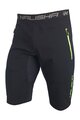 HAVEN Pantaloni scurți de ciclism fără bretele - NALISHA SLIMFIT - negru/verde
