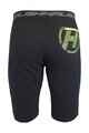 HAVEN Pantaloni scurți de ciclism fără bretele - NALISHA SLIMFIT - negru/verde