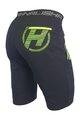 HAVEN Pantaloni scurți de ciclism fără bretele - NALISHA SLIMFIT - negru/verde