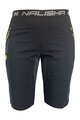 HAVEN Pantaloni scurți de ciclism fără bretele - NALISHA SLIMFIT - negru/verde