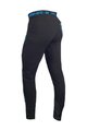 HAVEN Pantaloni de ciclism lungi fără bretele - NALISHA SLIMFIT - negru/albastru