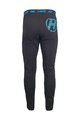 HAVEN Pantaloni de ciclism lungi fără bretele - NALISHA SLIMFIT - negru/albastru