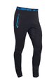 HAVEN Pantaloni de ciclism lungi fără bretele - NALISHA SLIMFIT - negru/albastru