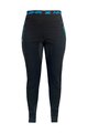 HAVEN Pantaloni de ciclism lungi fără bretele - NALISHA SLIMFIT - negru/albastru