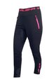 HAVEN Pantaloni de ciclism lungi fără bretele - NALISHA SLIMFIT - negru/roz