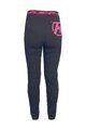 HAVEN Pantaloni de ciclism lungi fără bretele - NALISHA SLIMFIT - negru/roz
