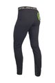 HAVEN Pantaloni de ciclism lungi fără bretele - NALISHA SLIMFIT - negru/verde