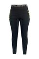 HAVEN Pantaloni de ciclism lungi fără bretele - NALISHA SLIMFIT - negru/verde