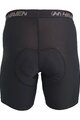 HAVEN Pantaloni scurți de ciclism fără bretele - FACTORY HMS - negru