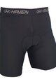 HAVEN Pantaloni scurți de ciclism fără bretele - FACTORY HMS - negru