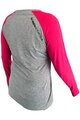 HAVEN Tricou de ciclism cu mânecă lungă de vară - FACTORY TRAIL W - gri/roz